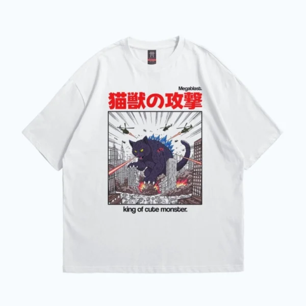 Super Catzilla Oversized T‑Shirt