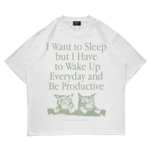I Want To Sleep Oversized T‑Shirt