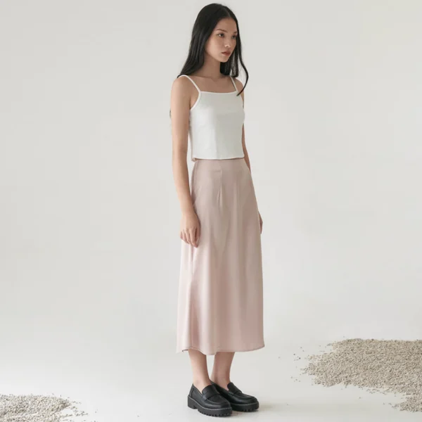 Gale Satin Skirt