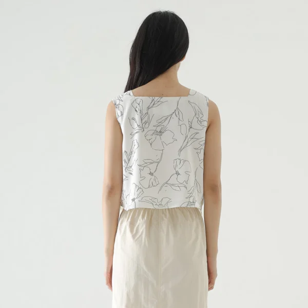 Veloute Floral Tank Top