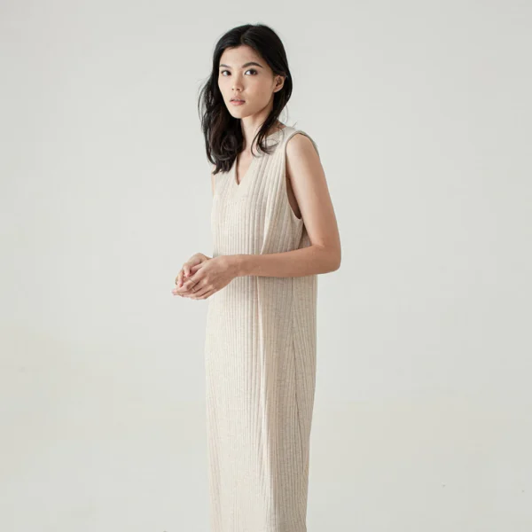 River Sleeveless Maxi Knit Dress