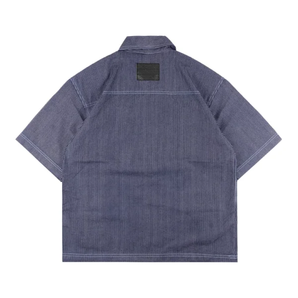 Hickory Half‑Zip Work Shirt