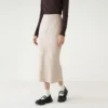Nerra Chino Midi Skirt